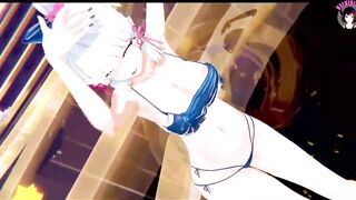 3 Cute Teens Dancing + Disappearing clothes + Sex (3D HENTAI)