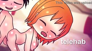 Gacha life - Nami and Luffy .Hentai game,porn One piece (Cartoon 2d)