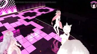 Sexy Cat Girls Dancing Full Nude (3D HENTAI)