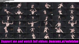 Sexy Nude Dance In Black Stockings (3D HENTAI)