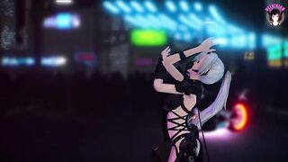 Sexy Dance With Mask + Gradual undressing (3D HENTAI)
