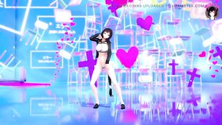 Sexy Girl Dance + SEX + Gradual undressing (3D HENTAI)