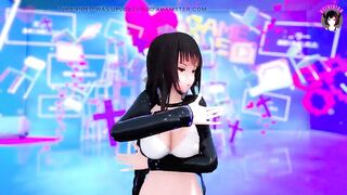 Sexy Girl Dance + SEX + Gradual undressing (3D HENTAI)