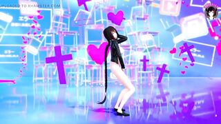 Sexy Girl Dance + SEX + Gradual undressing (3D HENTAI)