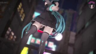 Hatsune Miku With Great Ass Dancing (step by Step Undressing)