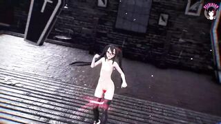 Sexy Teen Dance - Full Naked + Dildo & Butt Plug (3D HENTAI)