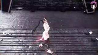 Sexy Teen Dance - Full Naked + Dildo & Butt Plug (3D HENTAI)