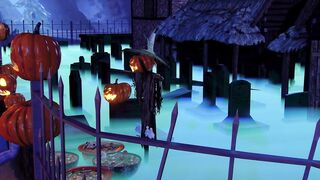 KaieVie delicious hard sex on halloween hot dilated pussy savoring his sweet cum inside hot big ass dripping cum hard sex