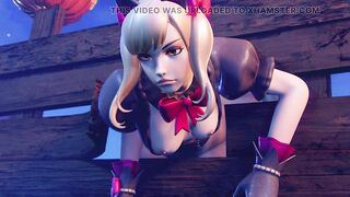 KaieVie delicious hard sex on halloween hot dilated pussy savoring his sweet cum inside hot big ass dripping cum hard sex