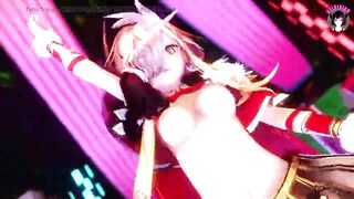Sexy Demon Girl Dancing + Gradual undressing (3D HENTAI)!