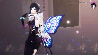 Genshin Impact - Yelan - Dance + Fucked By Insect (3D HENTAI)