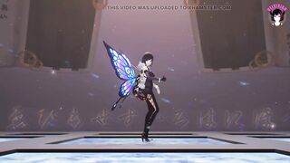 Genshin Impact - Yelan - Dance + Fucked By Insect (3D HENTAI)