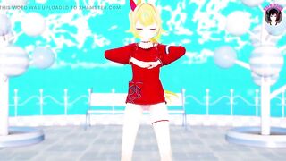 Cute Teen Dancing With Vibrator + Gradual undressing (3D HENTAI)