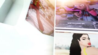 Big boobs, bubblebutt petite ebony redbone Pornstar Melrose.