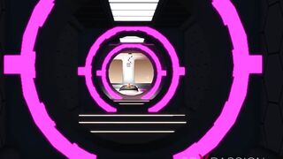 3d sexy shemale fucks a horny girl hard in a space station