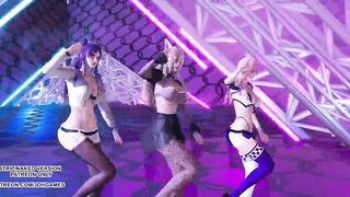 MMD Twice - Breakthrough With Ahri, Kaisa, Seraphine – Sexy Dance