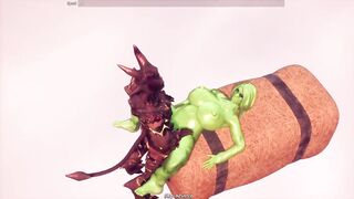 Breeders of the Nephelym - sex testing animation gallery - slime girl monster