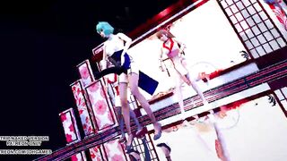 MMD GigaReolEVO - Addiction 4K Mai Shiranui Tamaki Kasumi