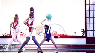 MMD GigaReolEVO - Addiction 4K Mai Shiranui Tamaki Kasumi