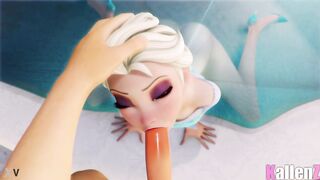 Frozen - Elsa gets a blowjob