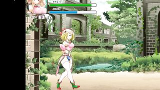 Pretty woman has sex with goblins men in Emulis new act hentai game