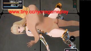Hot blonde has sex with men in Pricia df hentai porn game