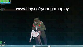 Pretty maid having sex with monsters men in Dungeon and Maid hentai new gameplay