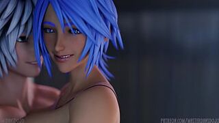 Kingdom Hearts ~ Riku x Aqua - Thighjob ~ MasterDan