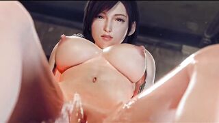 3d Hentai: Tifa Lockhart’s Anal Dick Ride Final Fantasy 7 Remake – Tifa Uncensored Hentai
