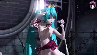 Hatsune Miku - Cute Nude Dance (3D HENTAI)