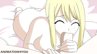 Fairy Tail XXX Lucy and Gray Hentai anime cartoon uncencoured kunoichi trainer milf mommy blowjob teen pussy handjob missionary