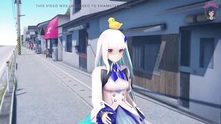 Girl Pissing in Public Toilet (goes Wrong)