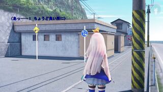 Girl Pissing in Public Toilet (goes Wrong)