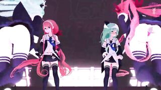 Sexy Teens Showing Pussy in Dance