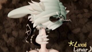 POV Cute Horny Femboy Bunny Gives You A Sloppy Blowjob Animation Preview