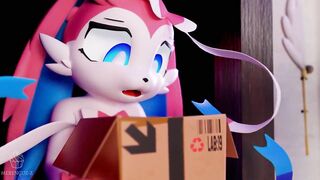 Sylveon CREAMPIE, VAGINAL AND BLOWJOB! She Swallow all (Pokemon) | Merengue Z