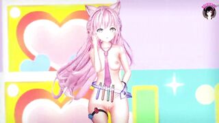Cute Cat Girl Dancing Full Nude (3D HENTAI)