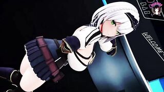 Huge Tits Girl Showing Her Ass - Dance