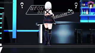 Huge Tits Girl Showing Her Ass - Dance