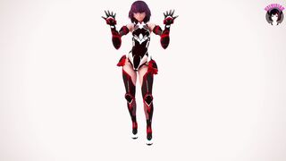 Warrior Girl With Huge Ass Dancing + Sex & Squirt