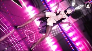 Sexy Teen In Black Lingerie Dancing (3D HENTAI)