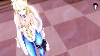 Big Tits Bunny Girl Dancing + Gradual Undressing (3D HENTAI)