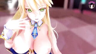 Big Tits Bunny Girl Dancing + Gradual Undressing (3D HENTAI)