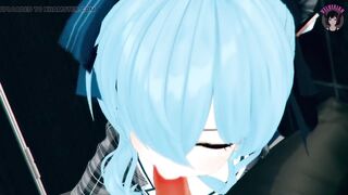 POV Blowjob + Doggystyle in a Toilet