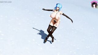 Sexy Girl Huge Tits Dancing Nude (3D HENTAI)