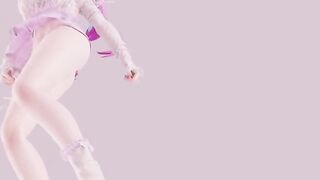 Sexy Teen Dance - Bottom Camera Angle (3D HENTAI)