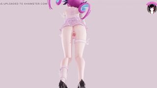 Sexy Teen Dance - Bottom Camera Angle (3D HENTAI)