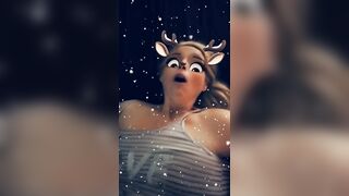 Snap chat fuck a cute deer with orgasm. First BWC