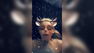 Snap chat fuck a cute deer with orgasm. First BWC
