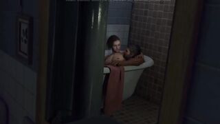 By SavageCabbage( boy takes his bath in a tub and fucks a girl )